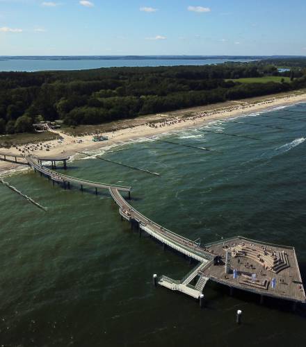 Seebrücke Koserow auf Usedom an der Ostsee